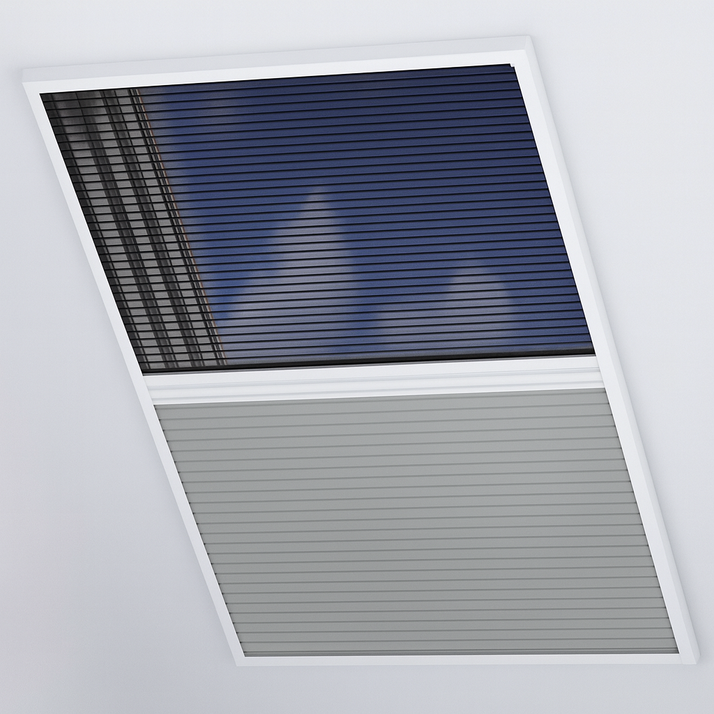 Beispiel: Kombination aus Plissee & Insektenschutz