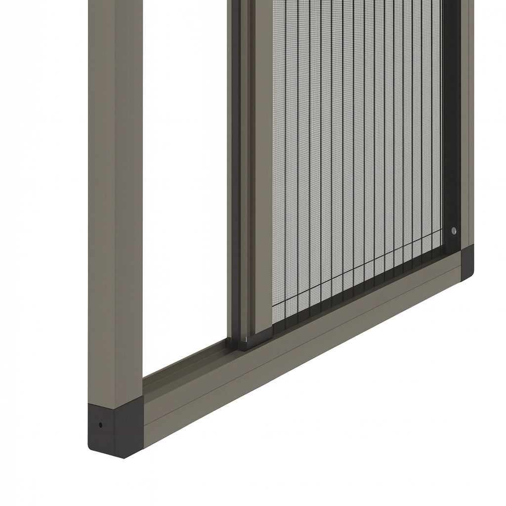 Standardrahmen Bodenschiene für Plissee Insektenschutz Tür – stabile Führung