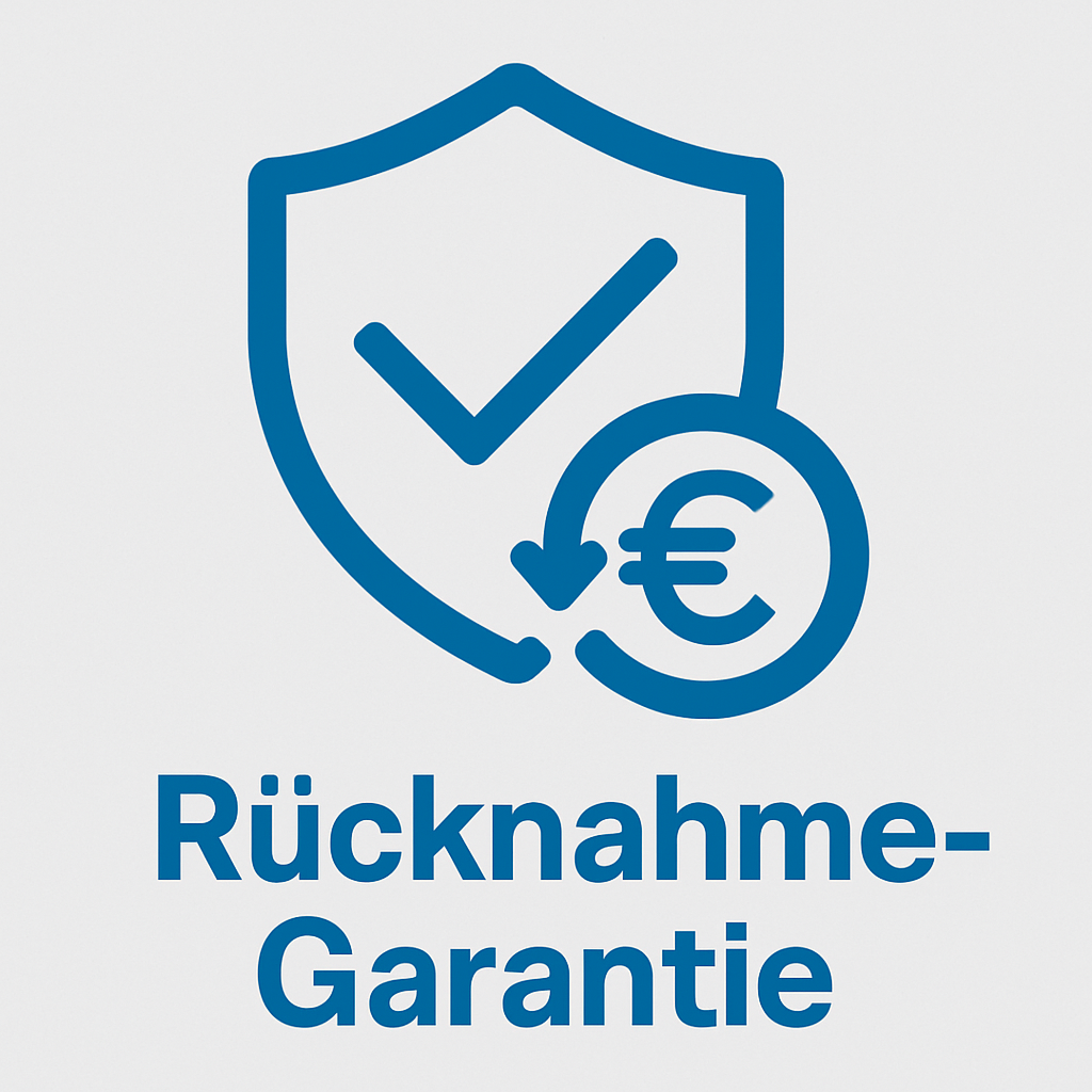 Rücknahme-Garantie für maßgefertigte Plissee Insektenschutz Türen“