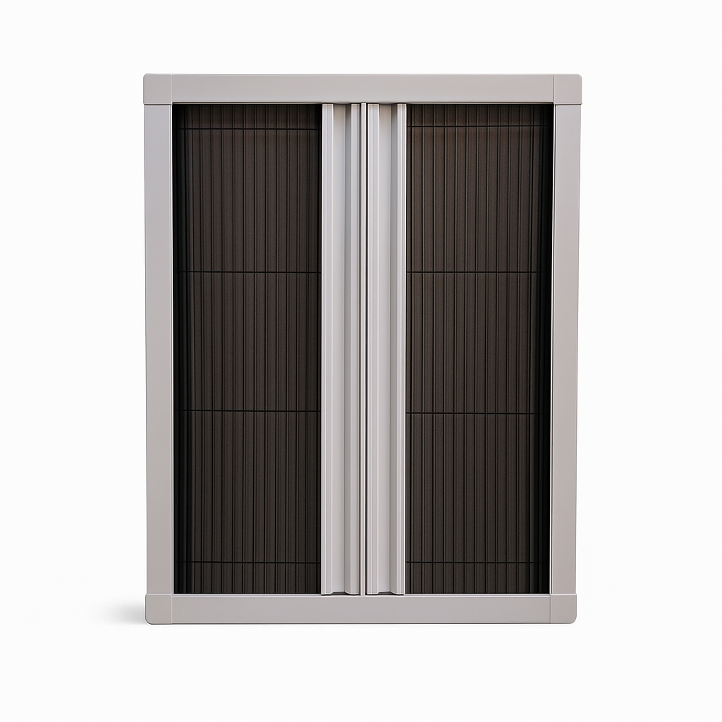 Easy-Klick Insektenschutz zweiflügelig – ideal für breite PVC-Fensterbereiche und geteilte Fensterflächen