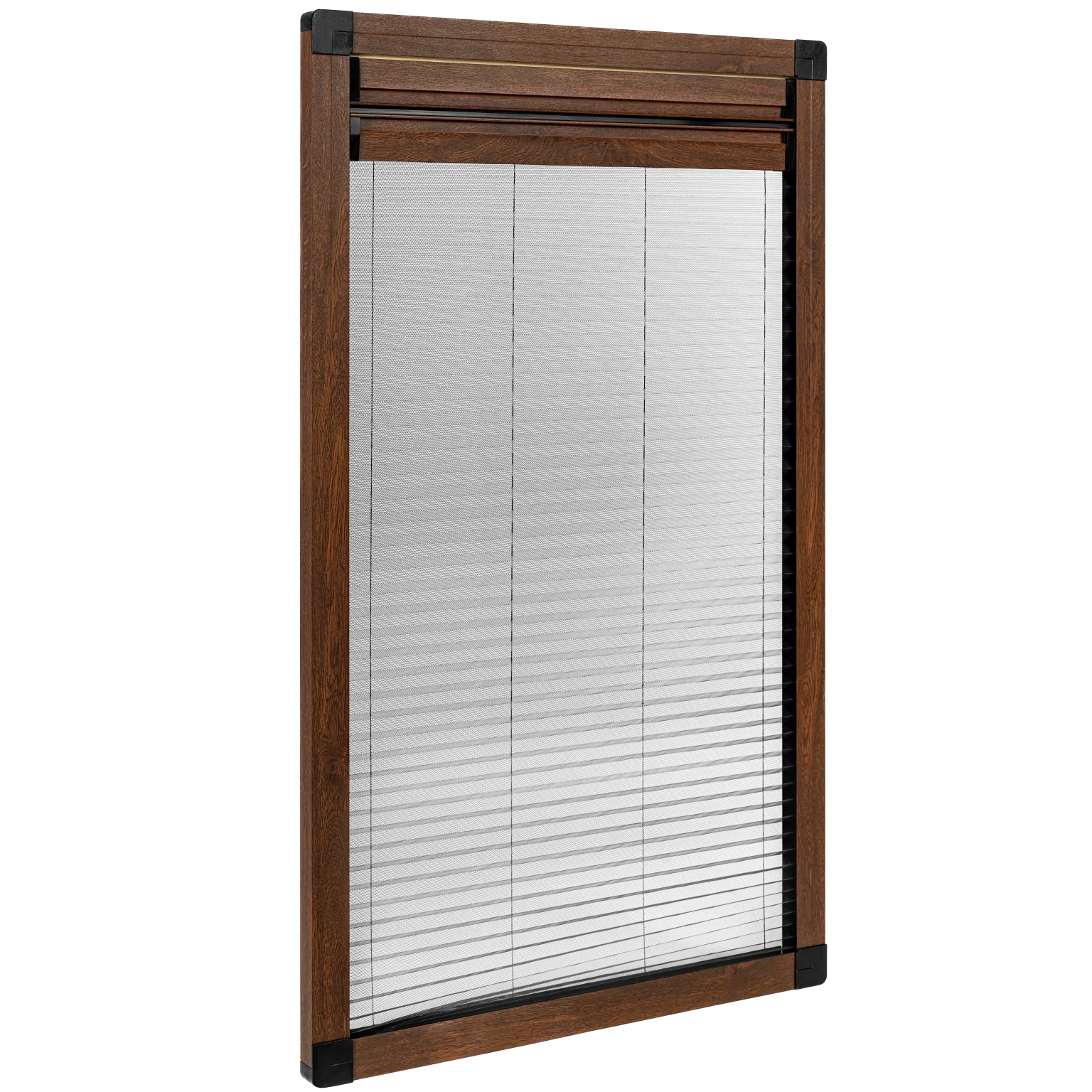 Plissee-Insektenschutz – Dachfenster halb geöffnet