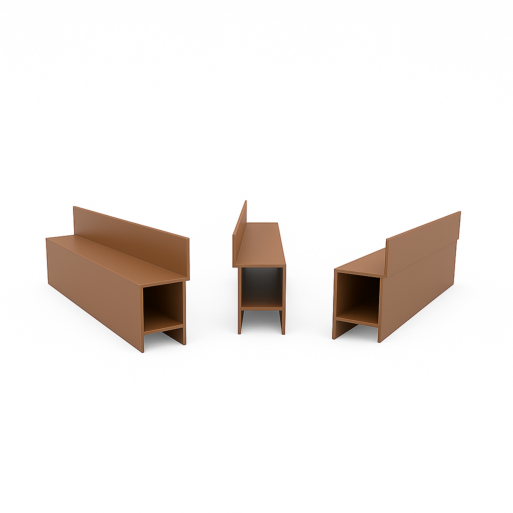 Easy-Klick Insektenschutz Profil – Innenlippe greift formschlüssig in den PVC-Innenfalz